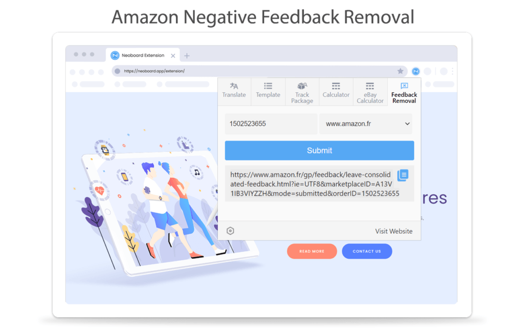 Amazone-Feedback-removal-NEOBOARDAPP